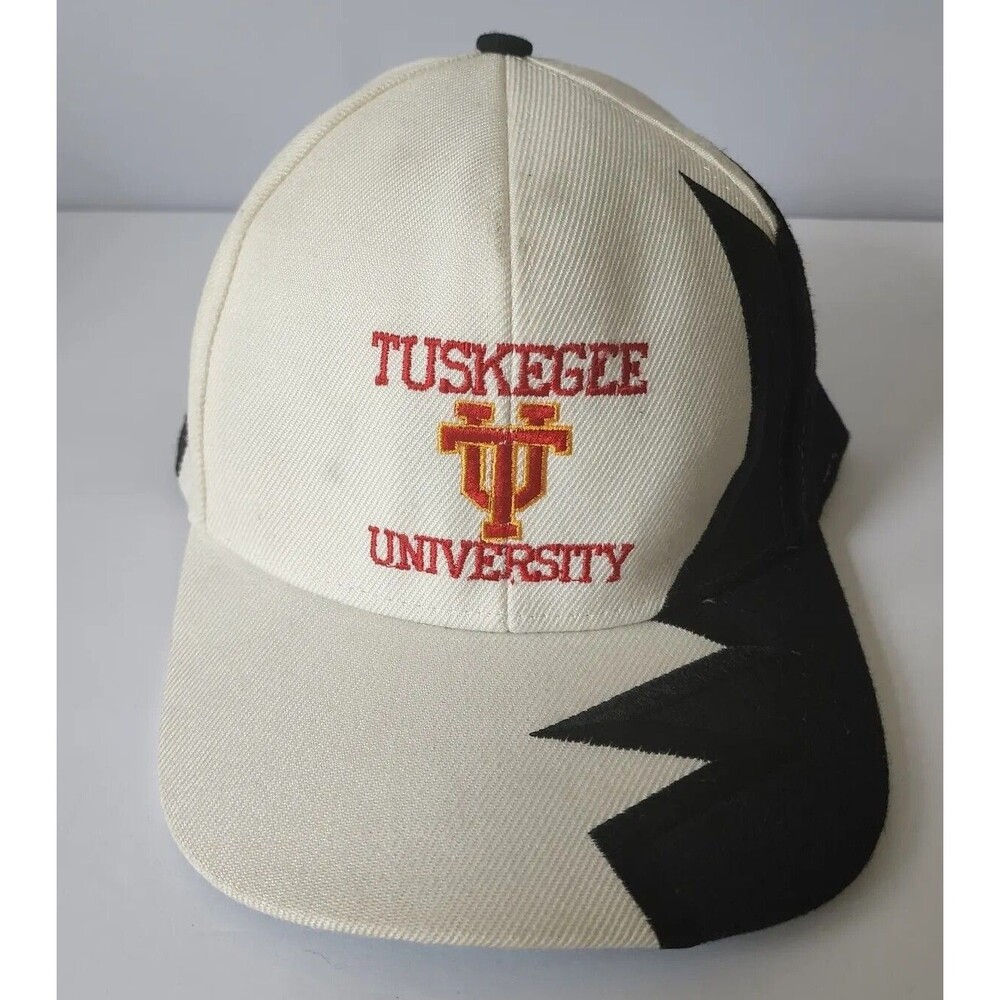 RARE VTG Tuskegee University Sharktooth Shockwave Hat Cap by Nissin